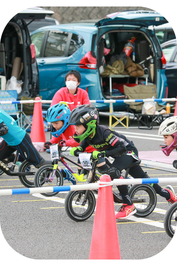 ランバイクレースの様子